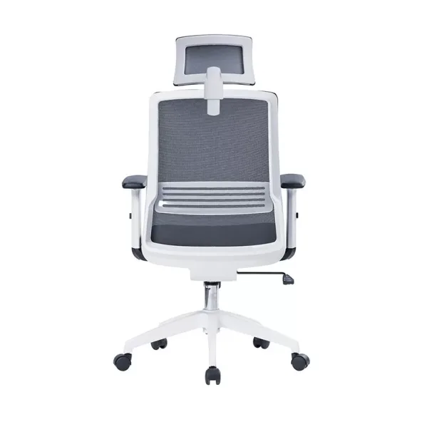 Silla Escritorio Tossy Blanca con Cabecero - Imagen 5
