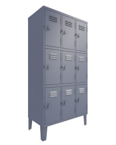 Lockers Triple De 3 Cuerpos 9 Puertas