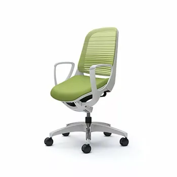 Silla Ergonómica Luce Blanca - Verde - Tienda Contatto