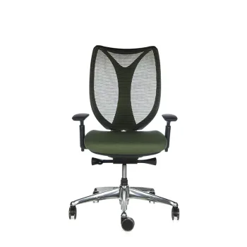 Silla Ergonómica Sabrina Verde/Negro - Tienda Contatto
