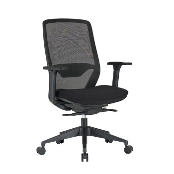 Silla escritorio C1 negra - Tienda Contatto