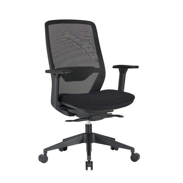 Silla escritorio C1 negra - Tienda Contatto