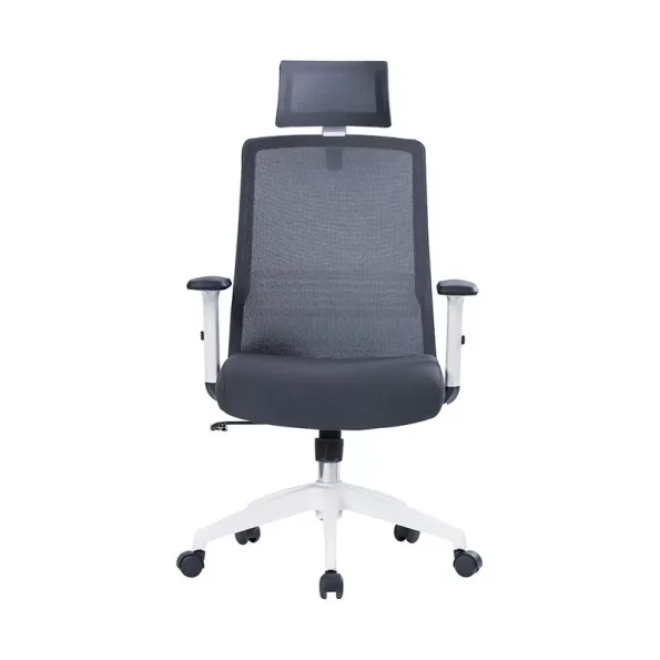 Silla Escritorio Tossy Blanca con Cabecero - Tienda Contatto