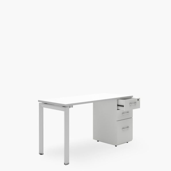 Escritorio Neo 140x60 con cajonera melamina - Imagen 6