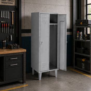 Lockers Metálico 2 Cuerpos / 2 Puertas