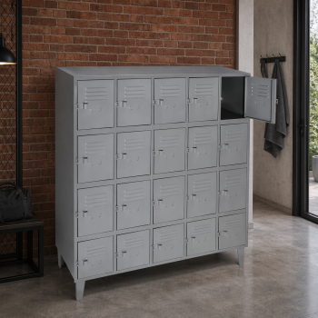 Lockers Metálico 5 Cuerpos / 20 Puertas
