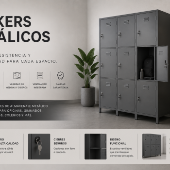 Lockers Métalicos y Plasticos ABS